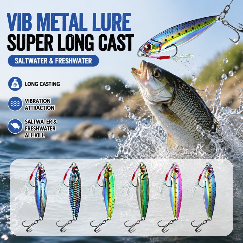 Fishing Lure Blade Bait - Leurre de pêche VIB en métal