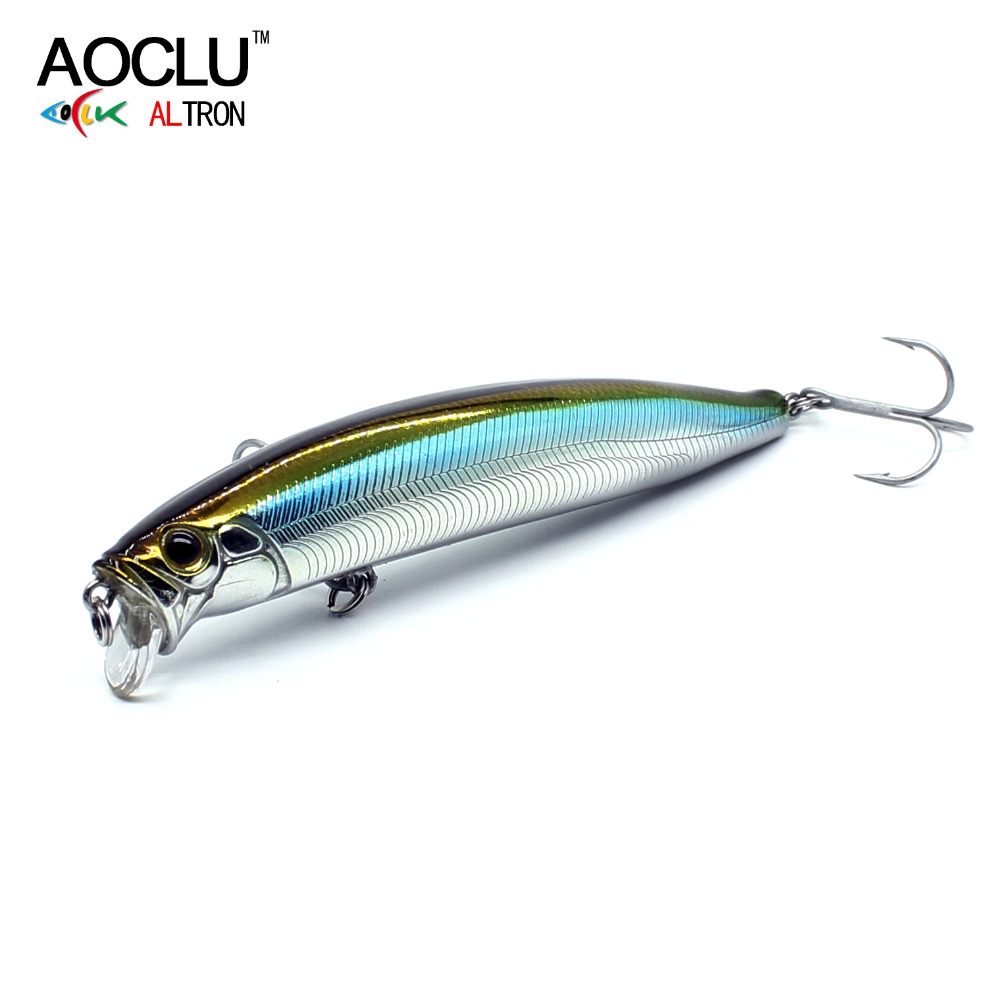 Fishing Lure Jerkbait - AOCLU bar tueur flottant Wobbler 105mm
