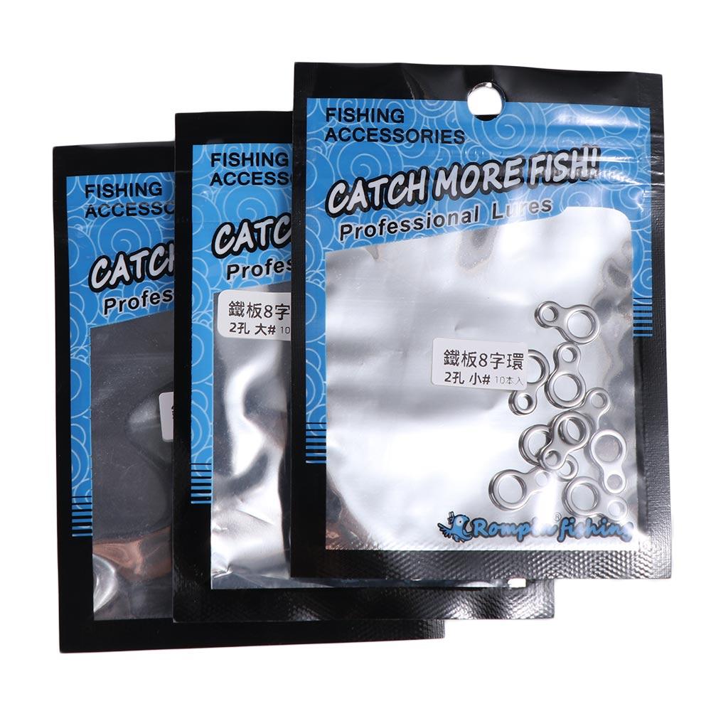 Fishing Lure Jig - 10 Pièces Anneaux Solides de Pêche