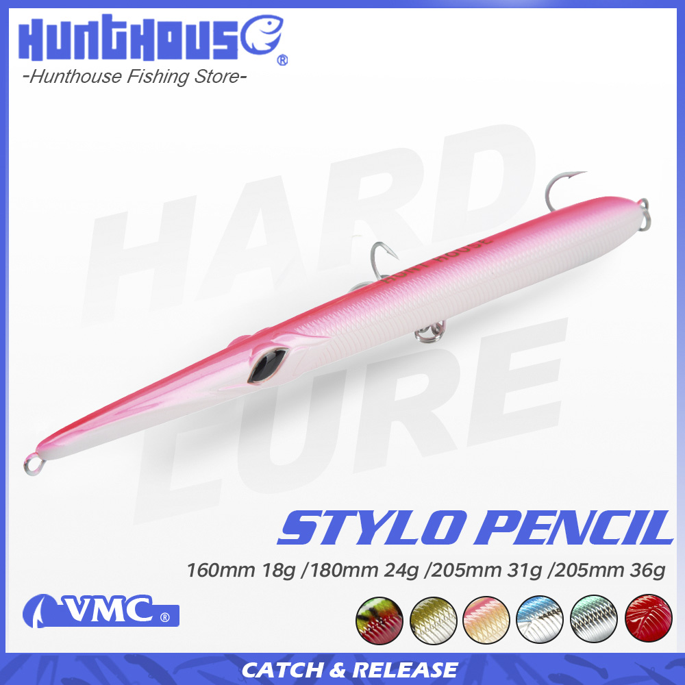Fishing Lure Spoon - Hunthouse Stylo 160/180/205mm 18/24/31/36g Leurre de