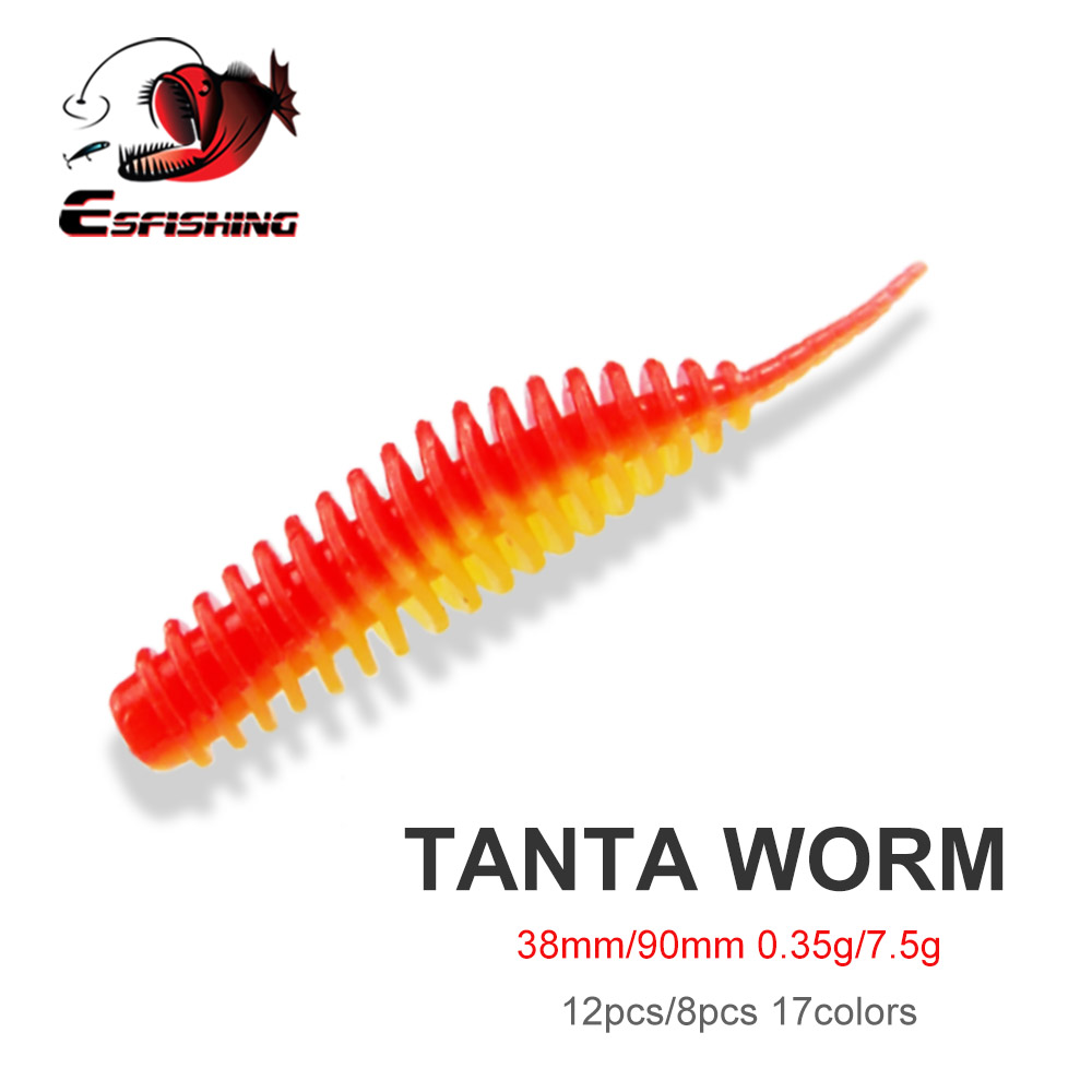 Fishing Lure Soft Plastic - ESFISHING Leurre de pêche vers Tanta