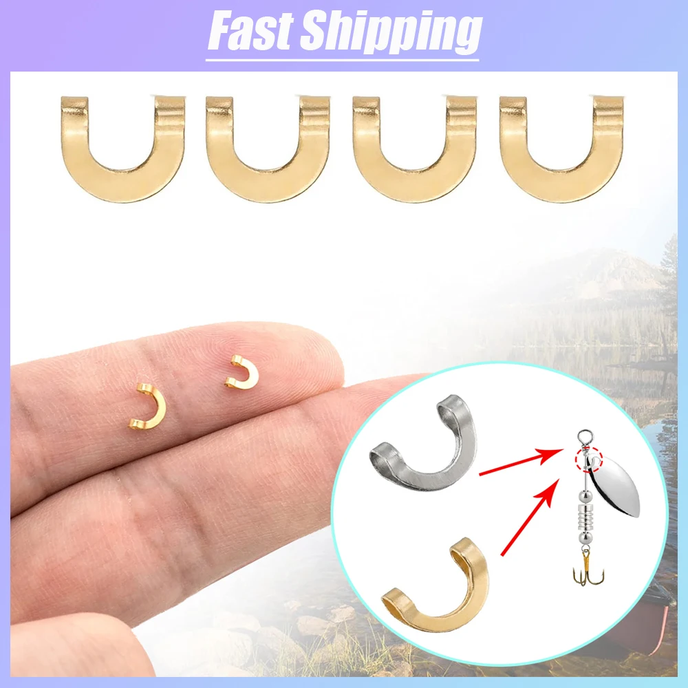 Fishing Lure Spinnerbait - Clips d'appâts en acier inoxydable en