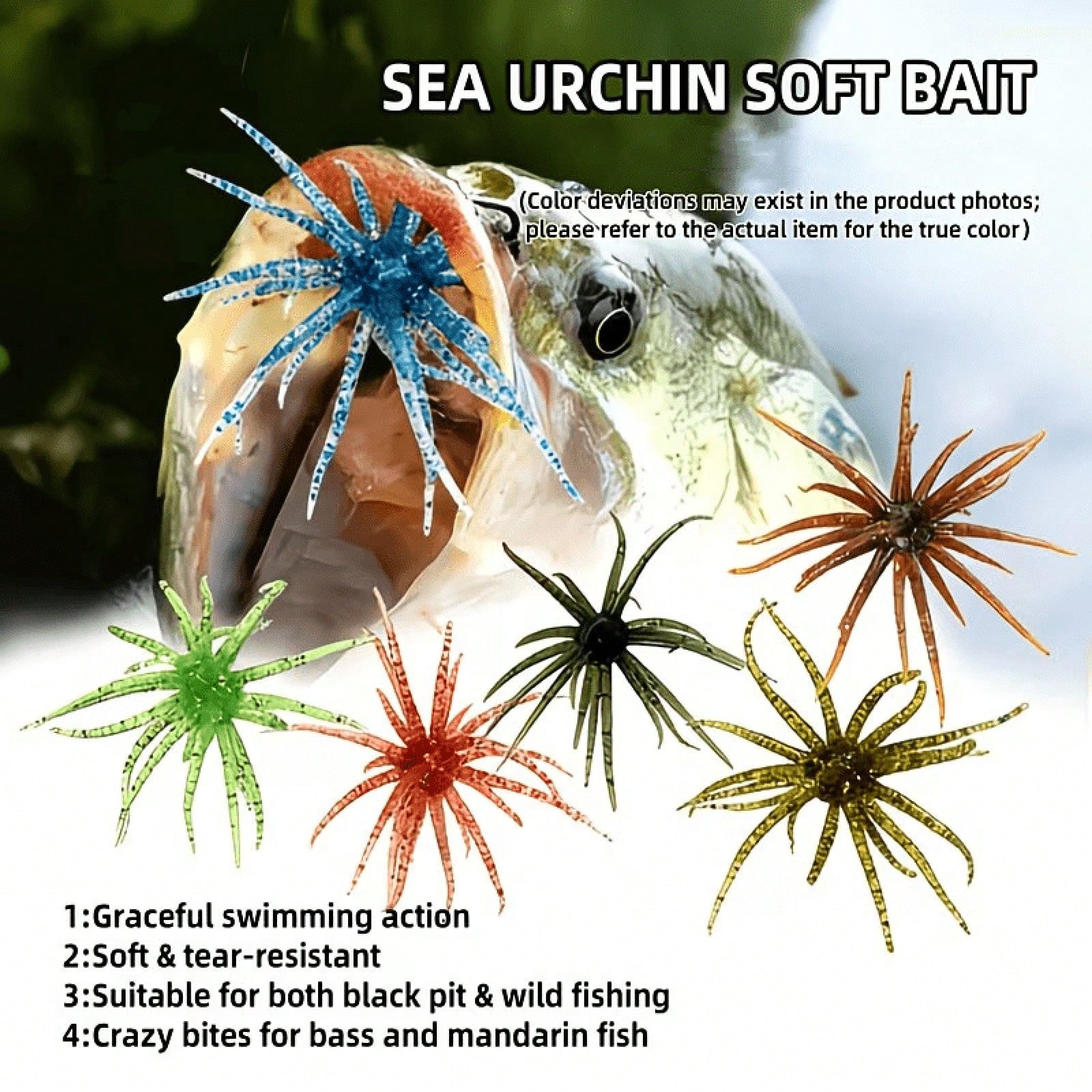 6 leurres souples en forme d'o - Fishing Lure Soft Plastic avis et prix