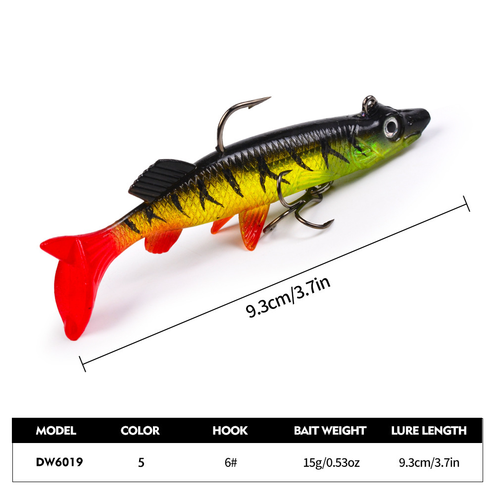 LHFSH 9.3cm 15g Leurre souple  - Fishing Lure Swimbait avis et prix