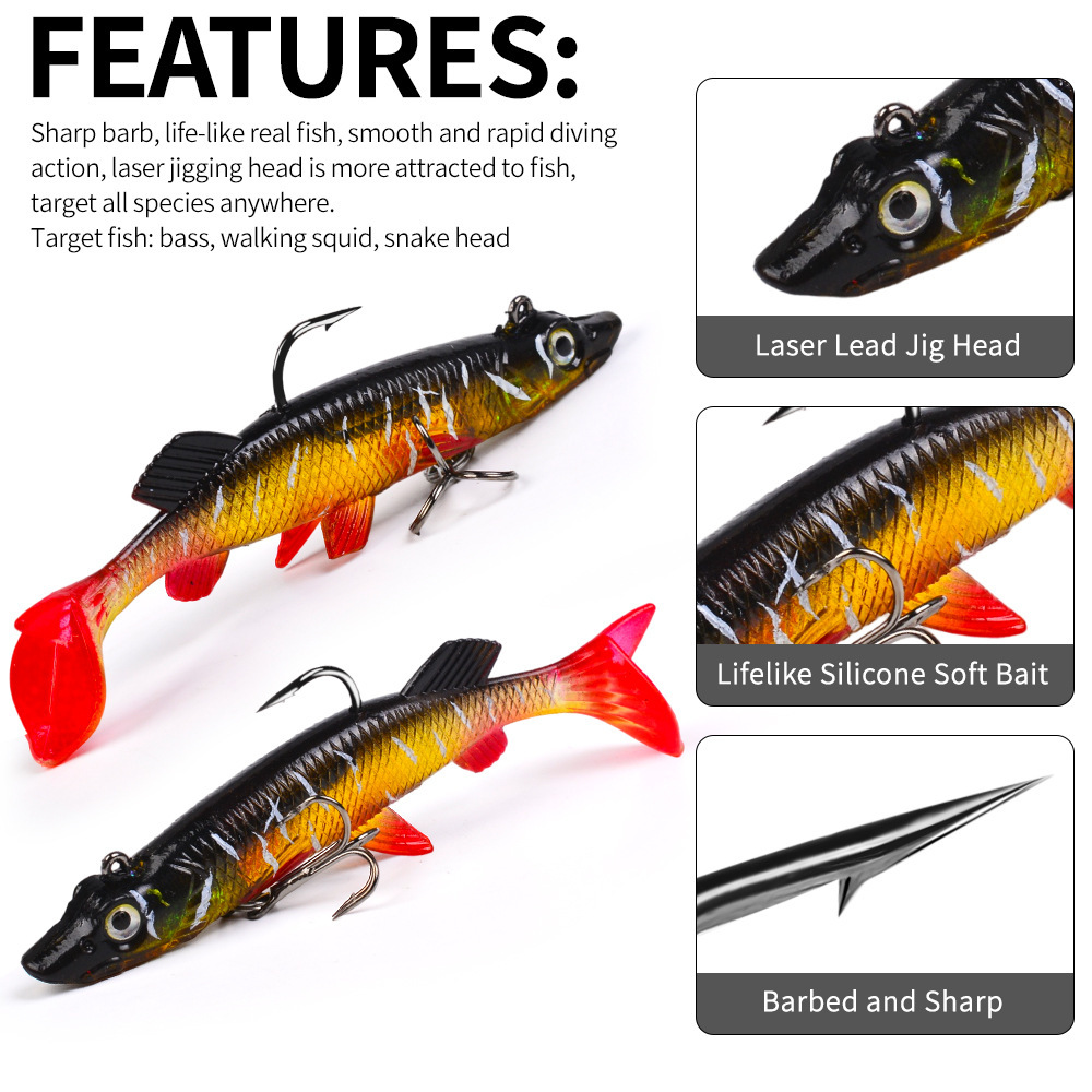 LHFSH 9.3cm 15g Leurre souple  - Fishing Lure Swimbait avis et prix