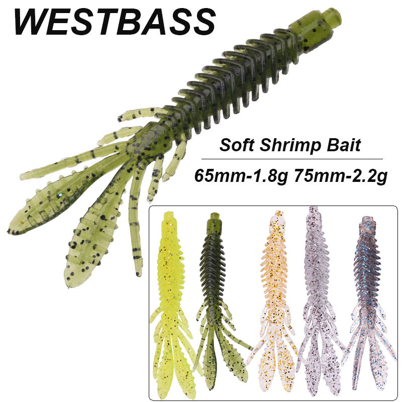 WESTBASS 5 pièces appâts de la - Fishing Lure Soft Plastic avis et prix