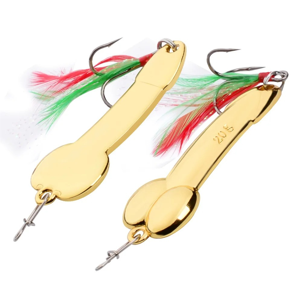 Cuillère en métal forme de pén - Fishing Lure Spoon avis et prix