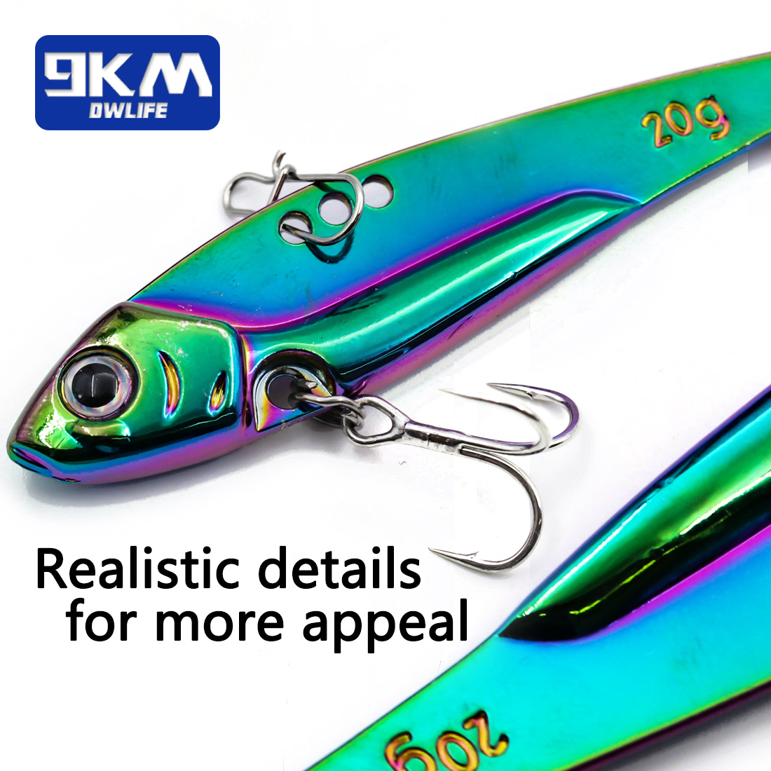 9KM 1 pièces lame en métal leu - Fishing Lure Blade Bait avis et prix