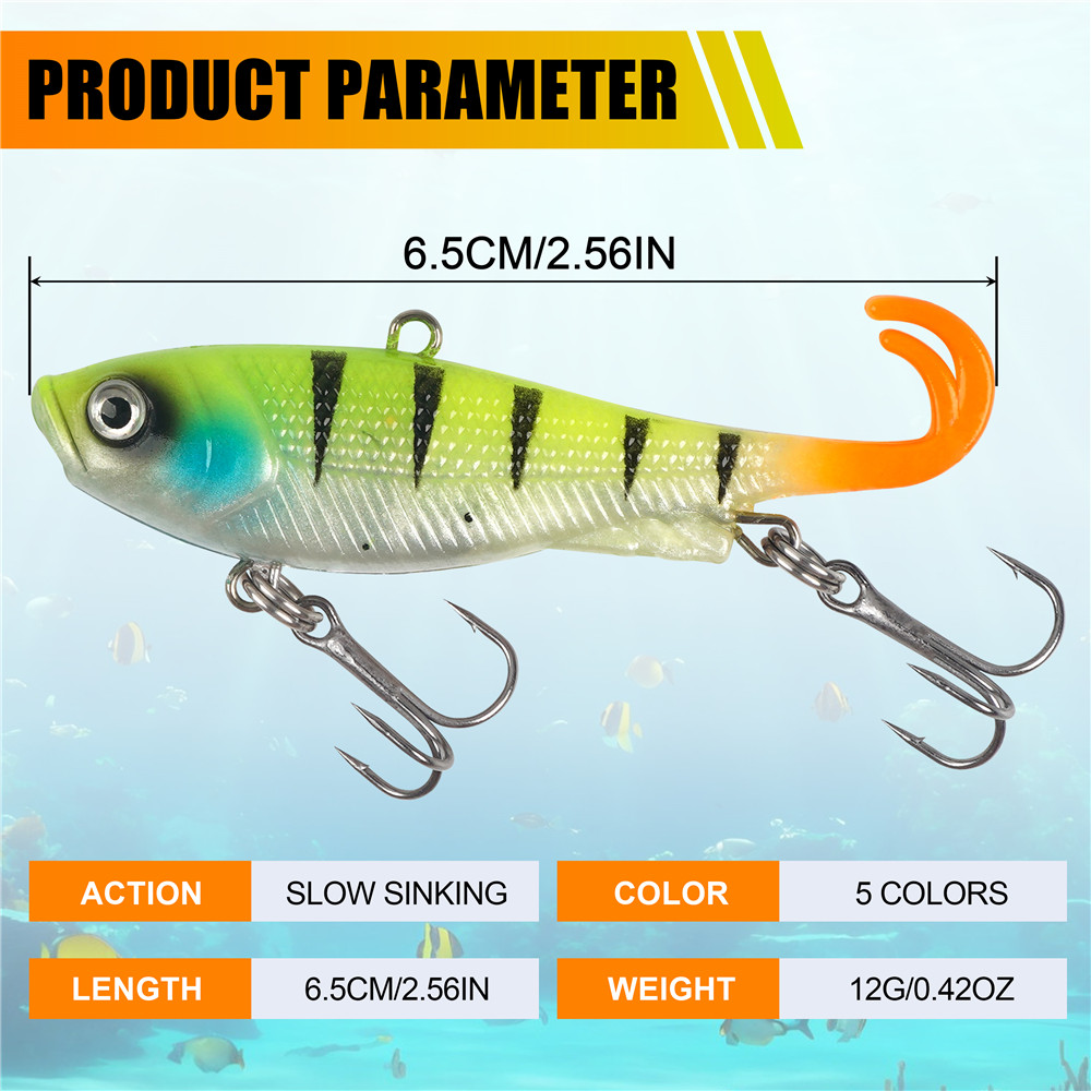5 pièces pré-monté tête de gab - Fishing Lure Swimbait avis et prix