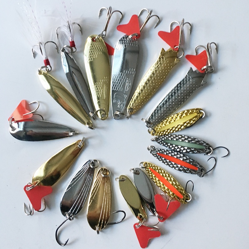 Kit de leurres de pêche 16 piè - Fishing Lure Spinnerbait avis et prix