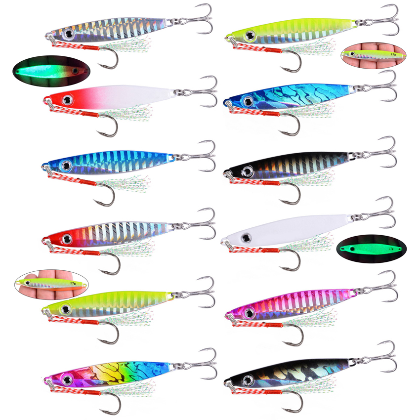 12 pièces leurres de pêche en  - Fishing Lure Blade Bait avis et prix