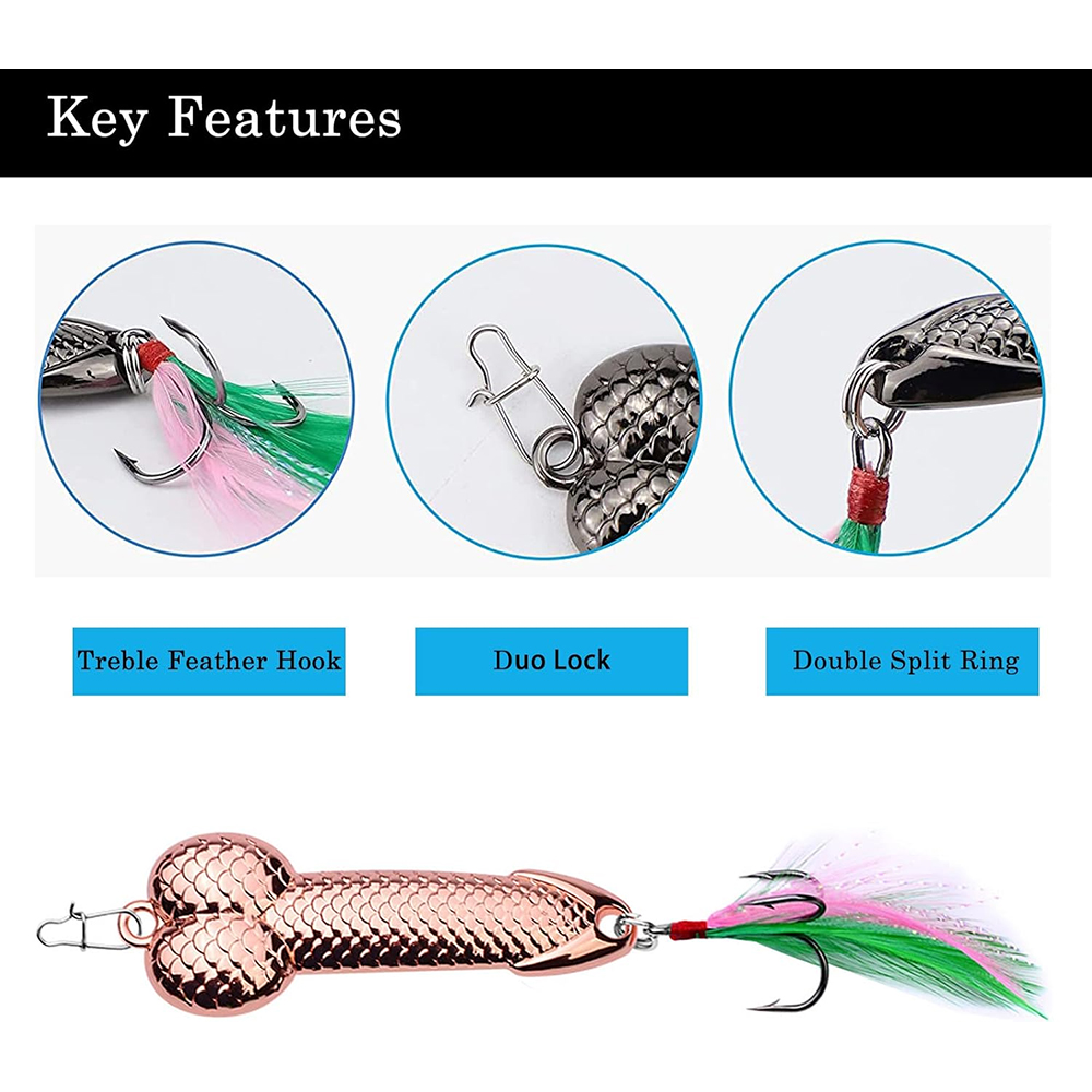 Leurre de pêche VIB en métal 3 - Fishing Lure Blade Bait avis et prix