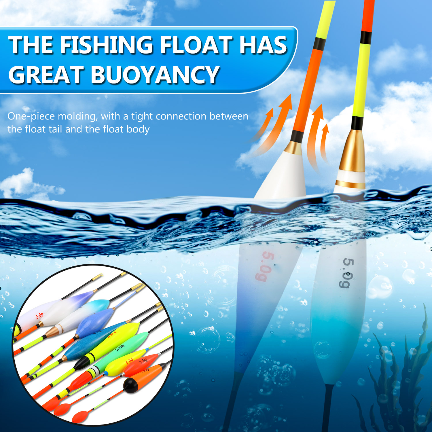EVA – ensemble de flotteurs de - Fishing Lure Topwater avis et prix
